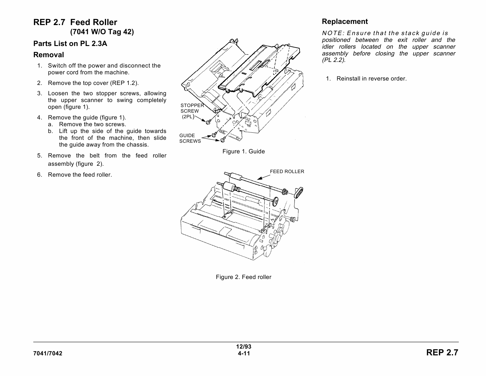 Xerox Printer 7041 7042 Fax-Scanner Parts List and Service Manual-5